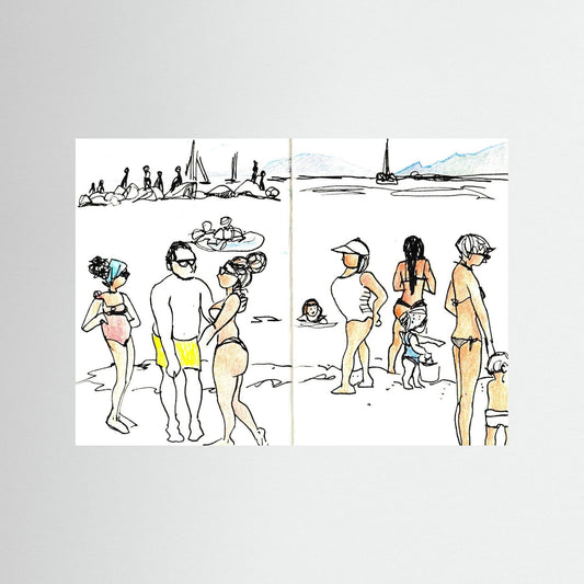 "Ligurian Summer" Fine Art Paper Print