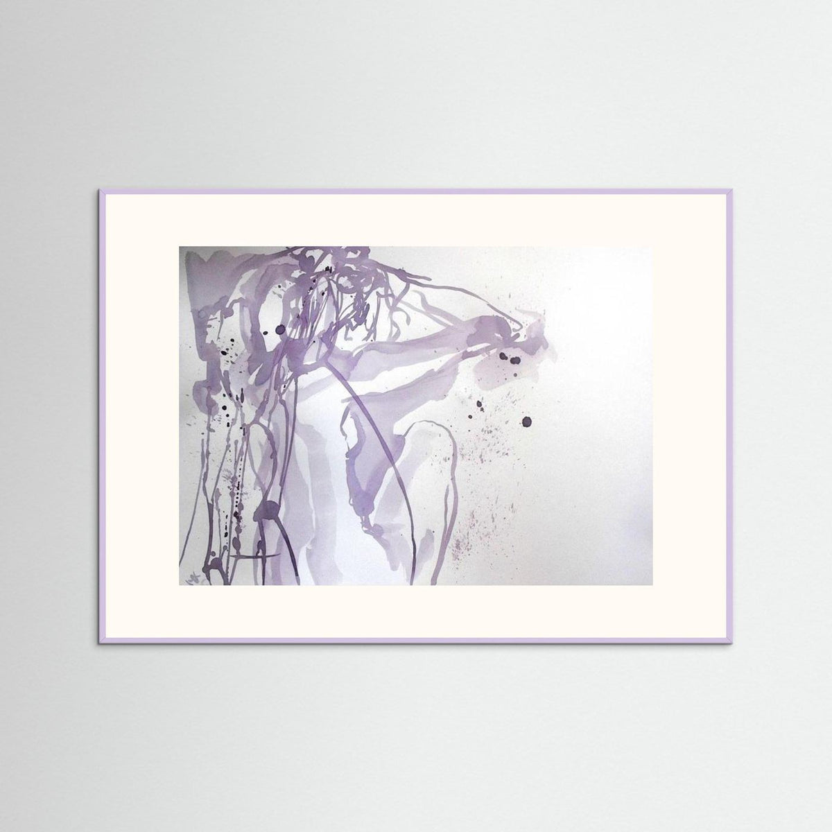 "Ponder"- A Wine Painting Poster Print