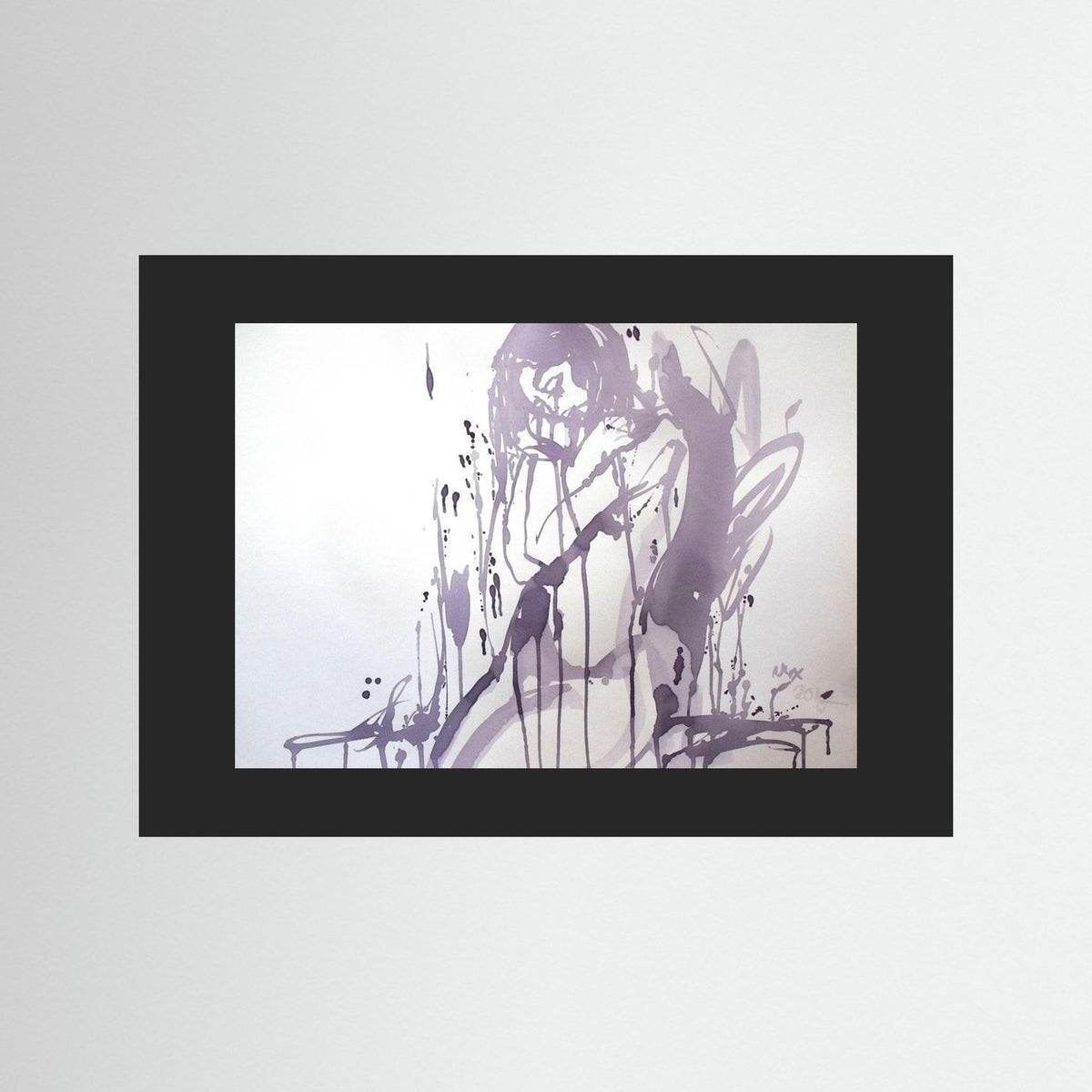 "Embrace" Poster Print from Italian Wine Painting