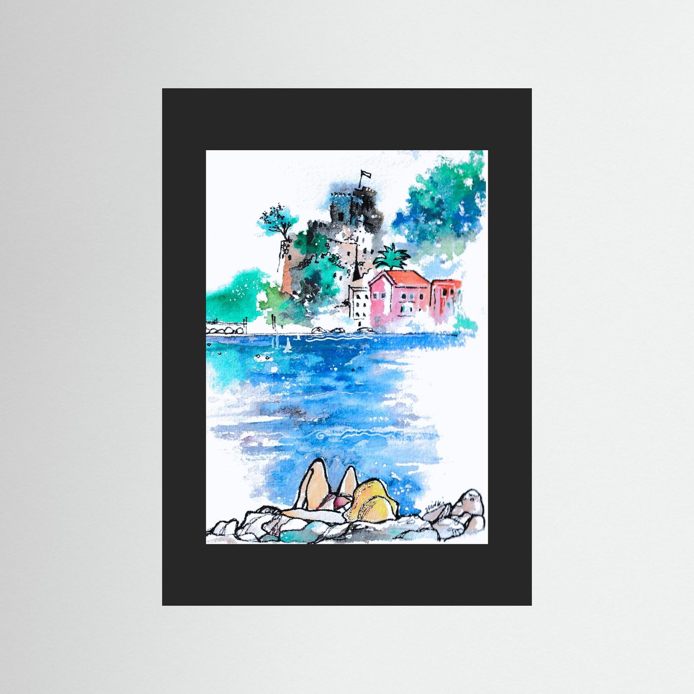 "San Terenzo" Fine Art Paper Print