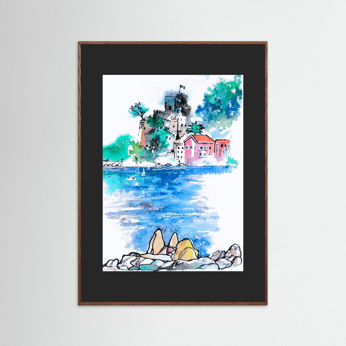 "San Terenzo" Fine Art Paper Print