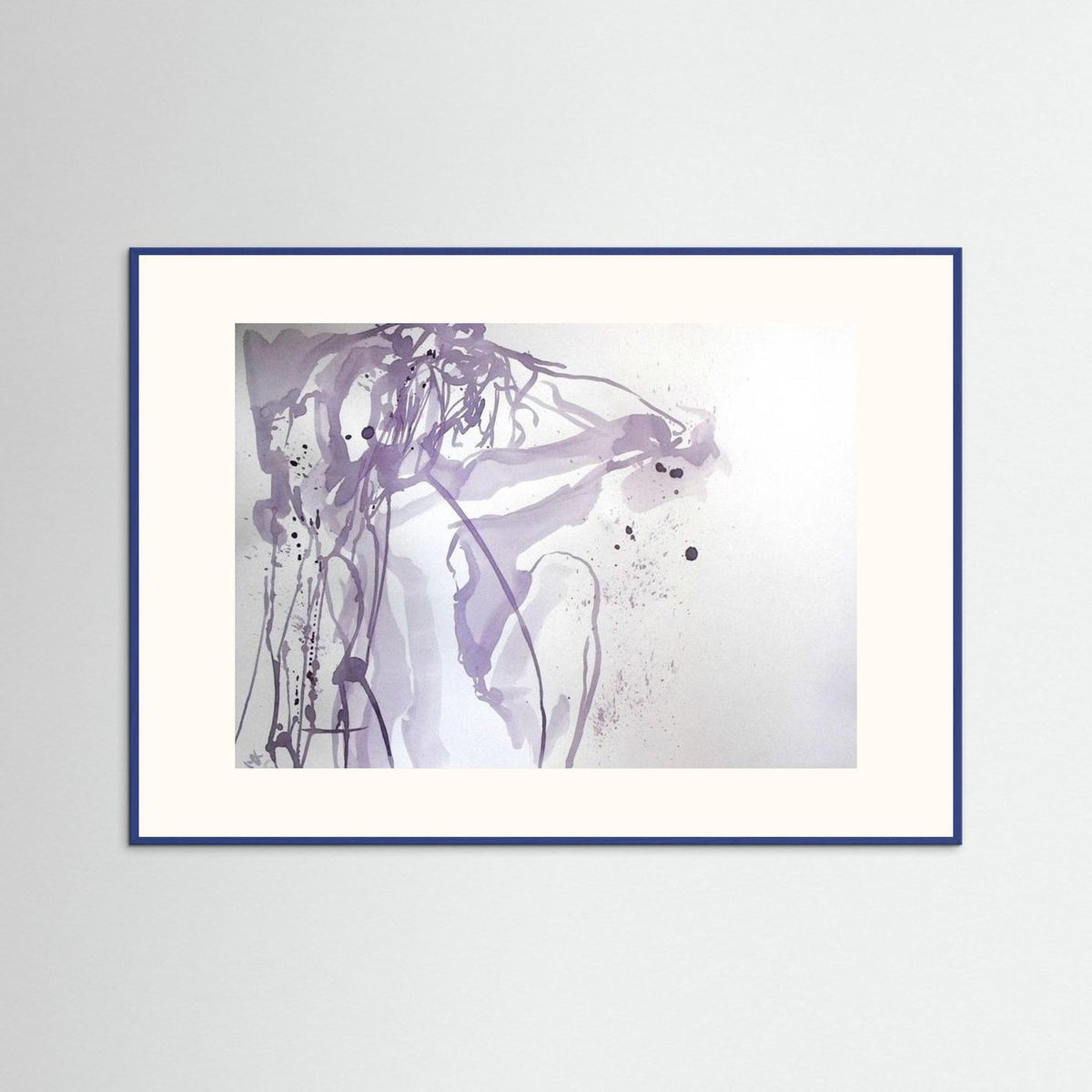 "Ponder"- A Wine Painting Poster Print