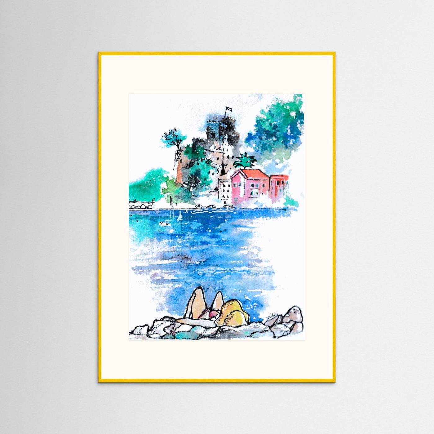 "San Terenzo" Fine Art Paper Print