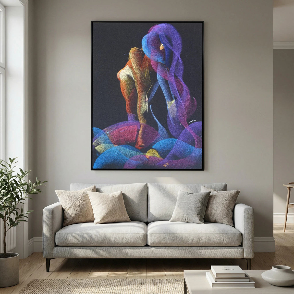 Boundless - Pastels on Velvet Canvas Print