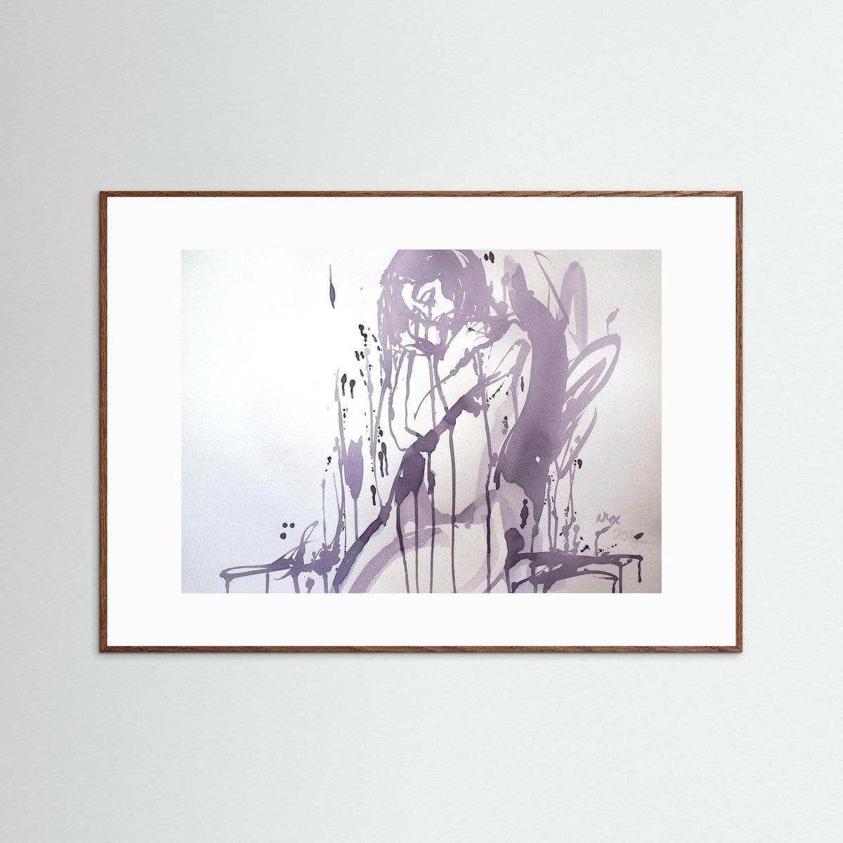 "Embrace" Poster Print from Italian Wine Painting