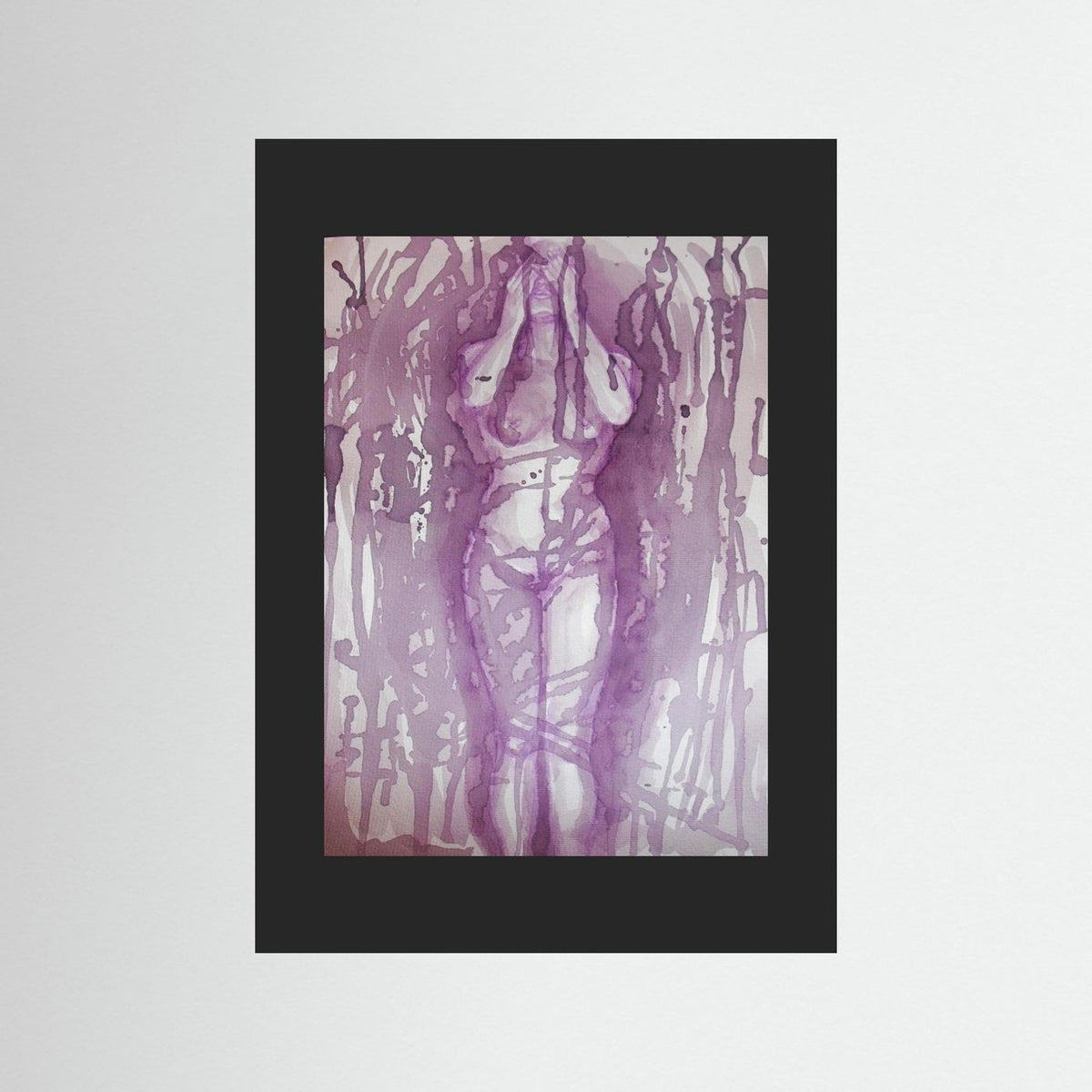 Wine Painting Fine Art Print: "Self Discovery"