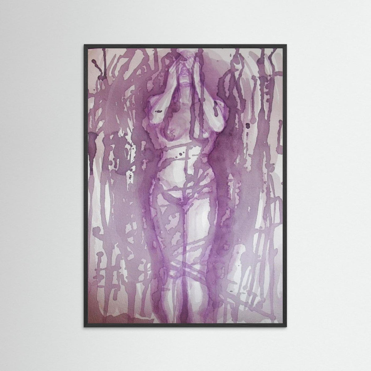 Wine Painting Fine Art Print: "Self Discovery"