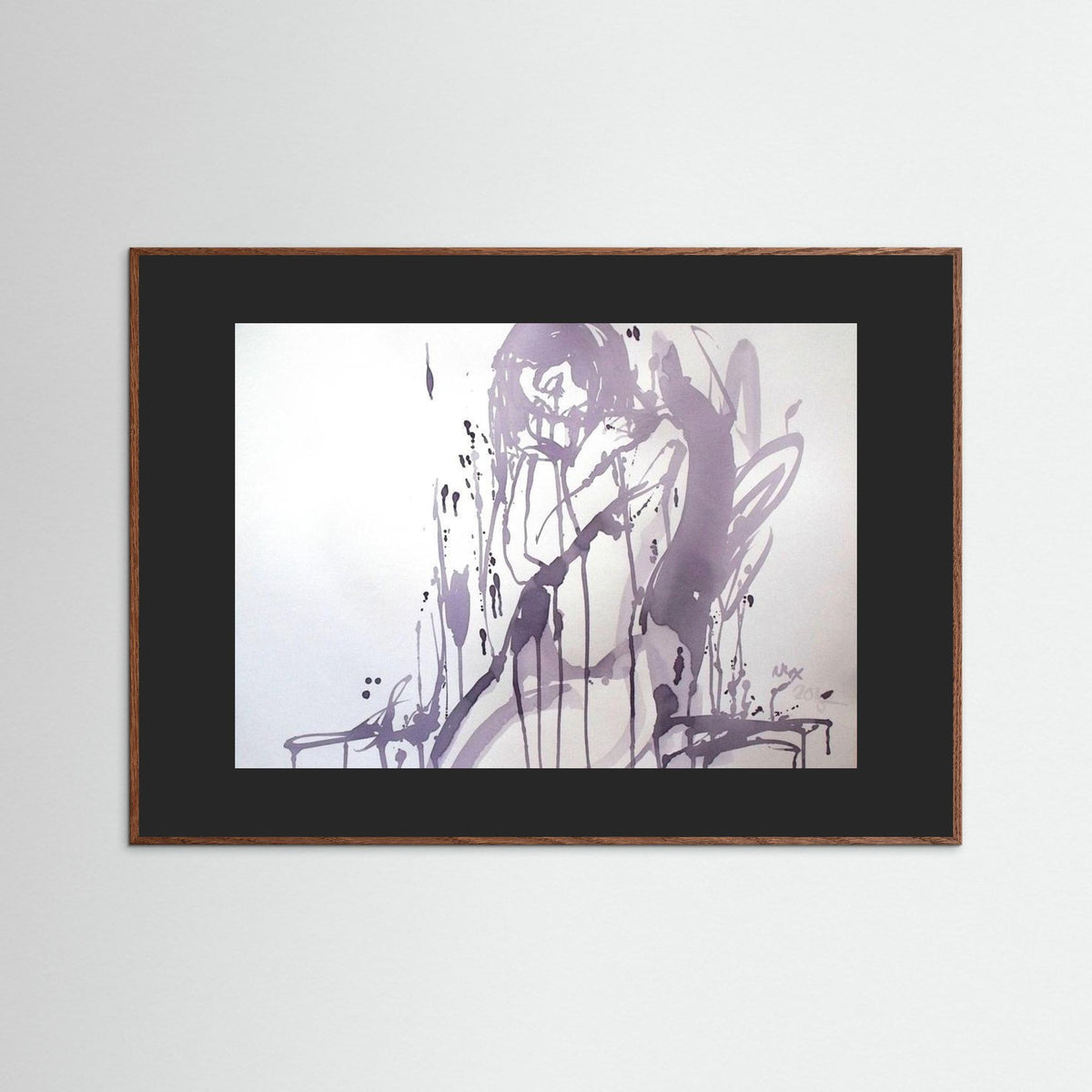 "Embrace" Poster Print from Italian Wine Painting
