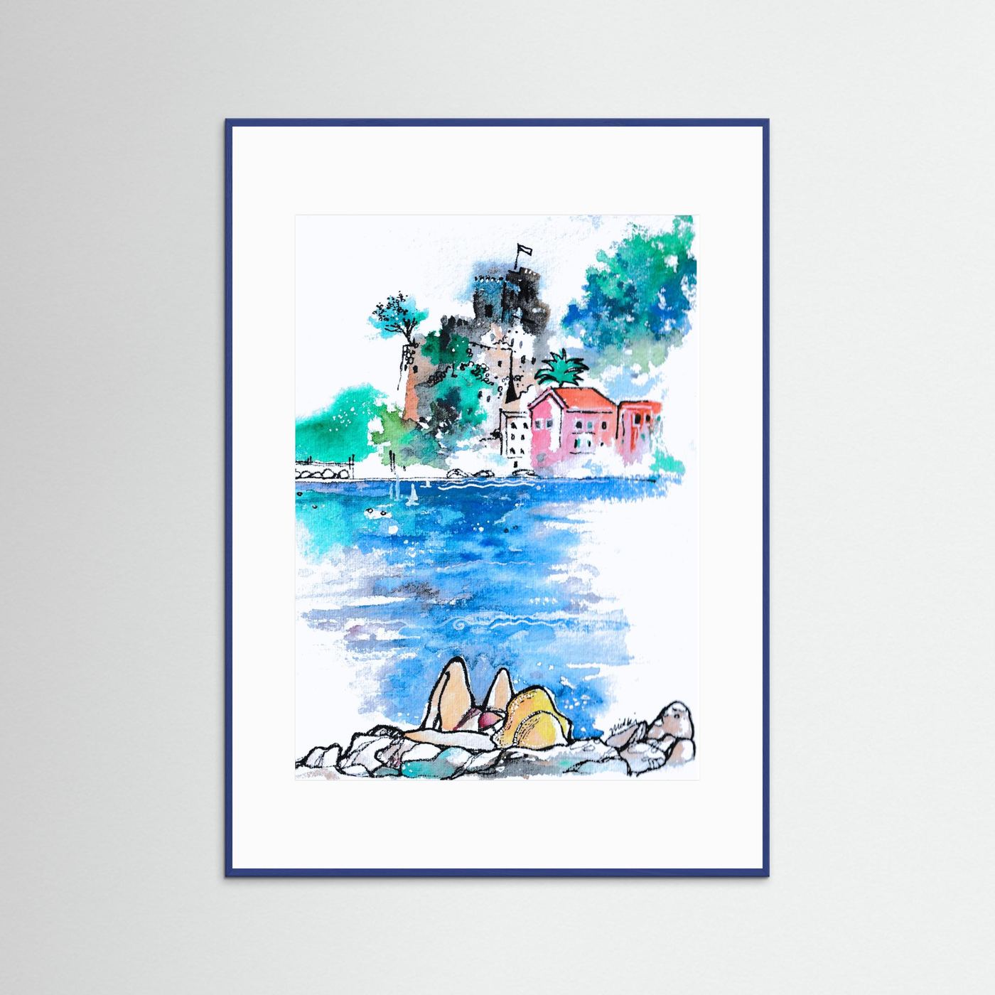 "San Terenzo" Fine Art Paper Print