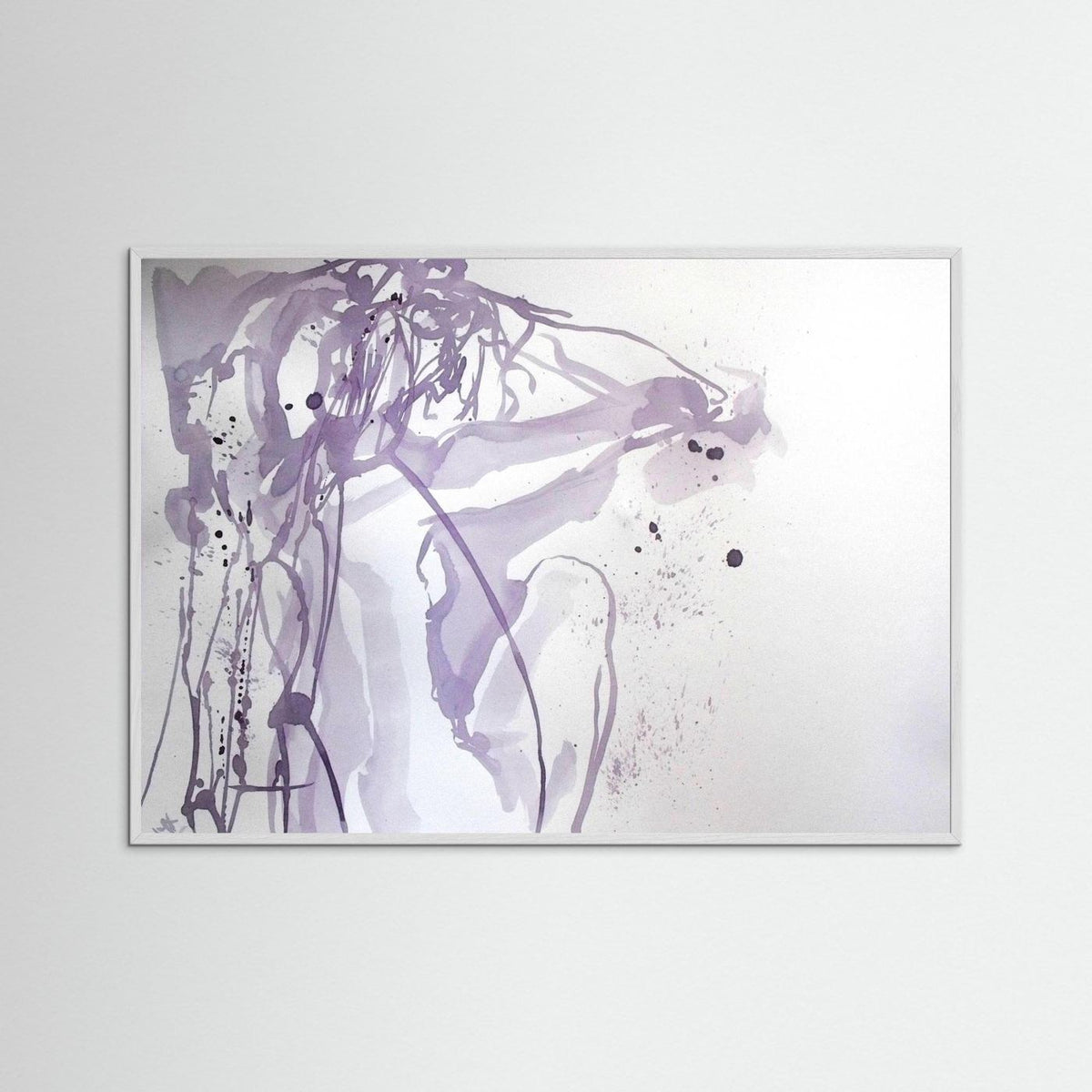 "Ponder"- A Wine Painting Poster Print