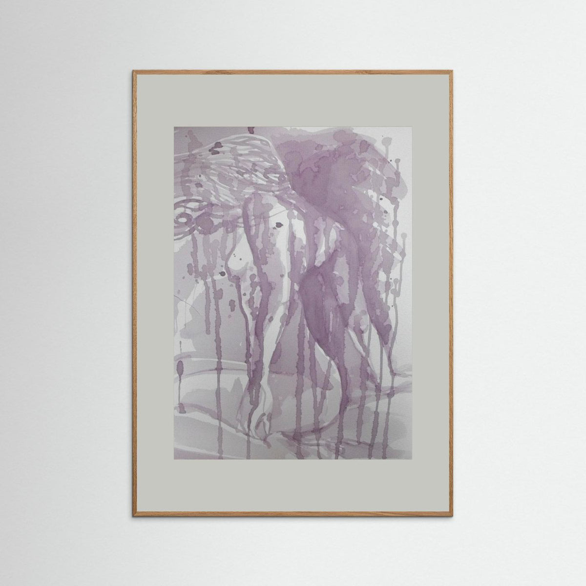 "Stillness" Paper Print from Italian Wine Painting