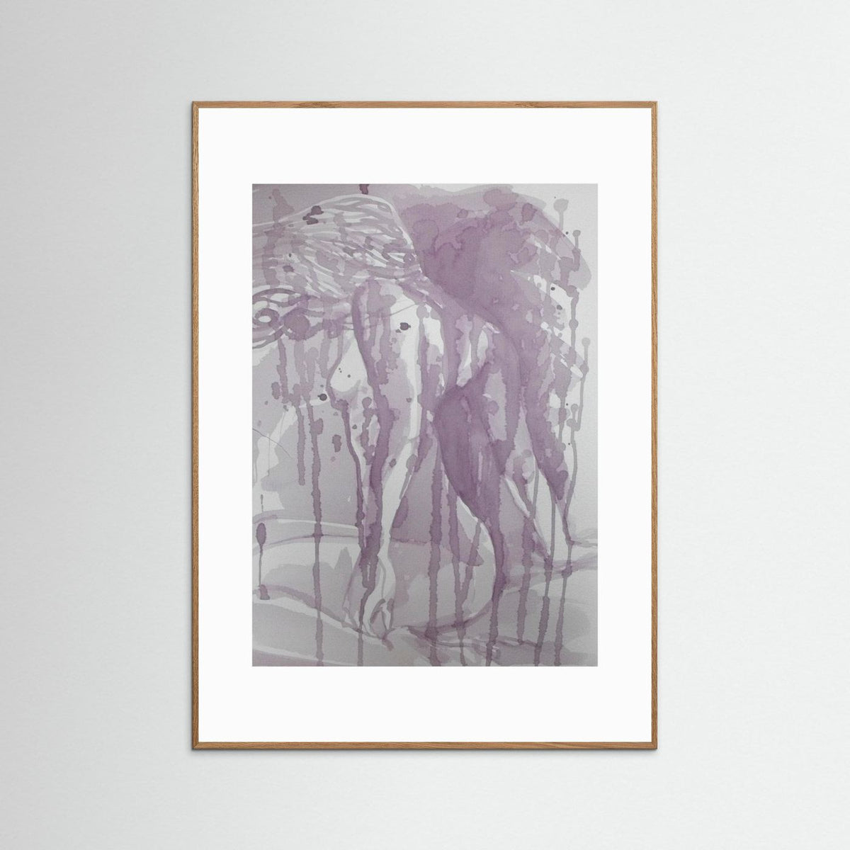 "Stillness" Paper Print from Italian Wine Painting