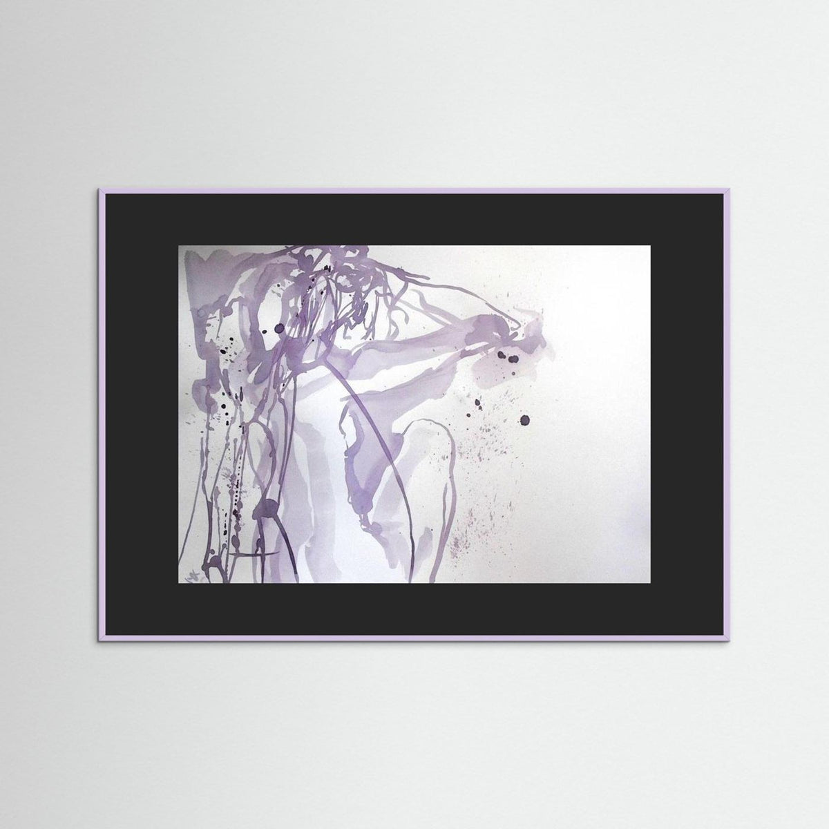 "Ponder"- A Wine Painting Poster Print