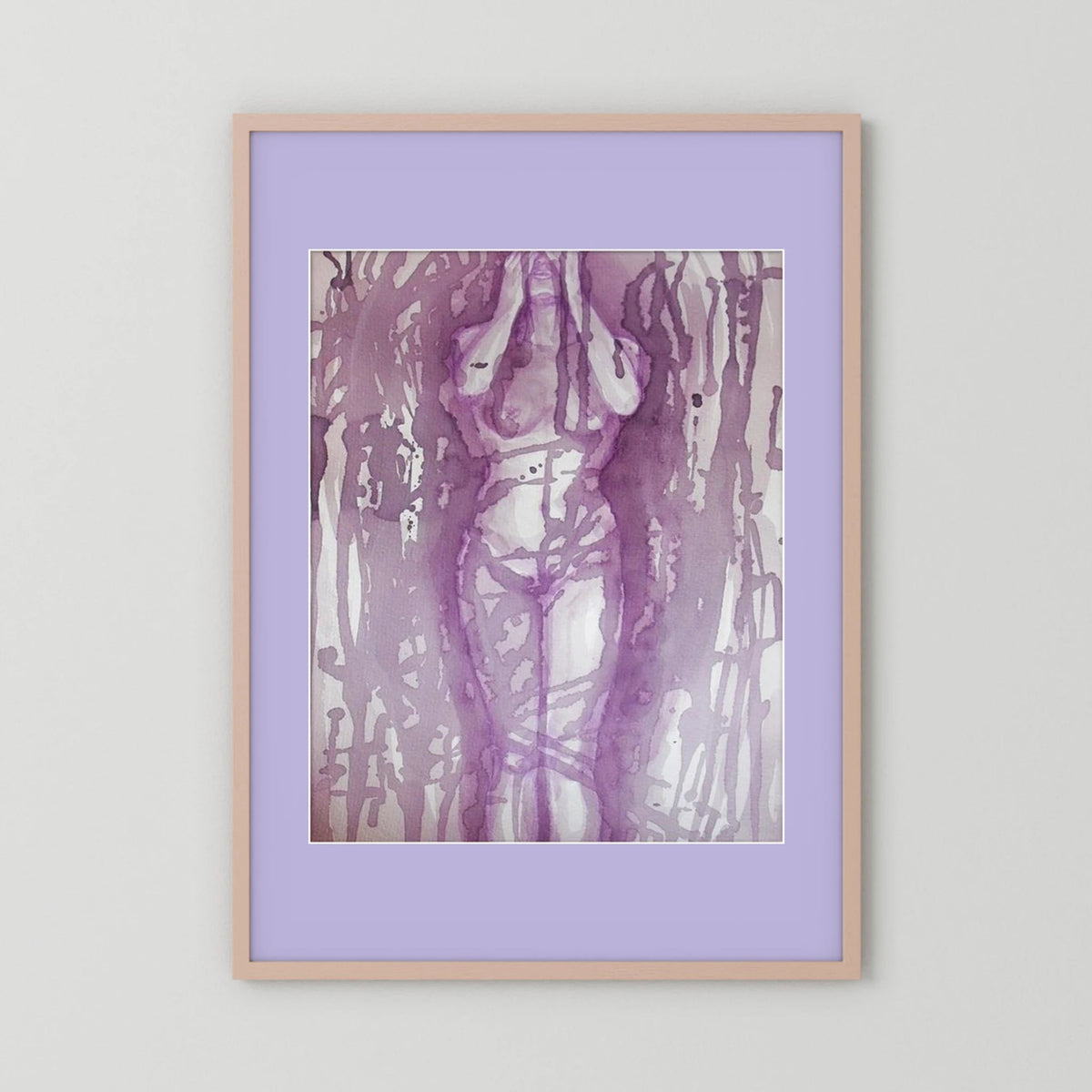 Wine Painting Fine Art Print: "Self Discovery"