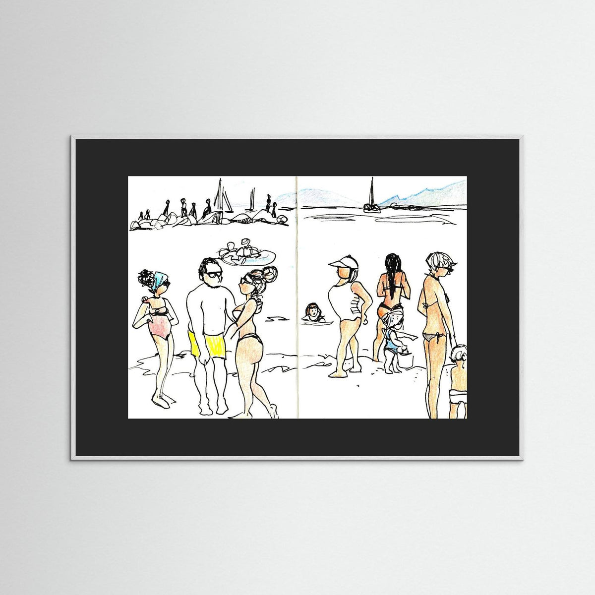 "Ligurian Summer" Fine Art Paper Print