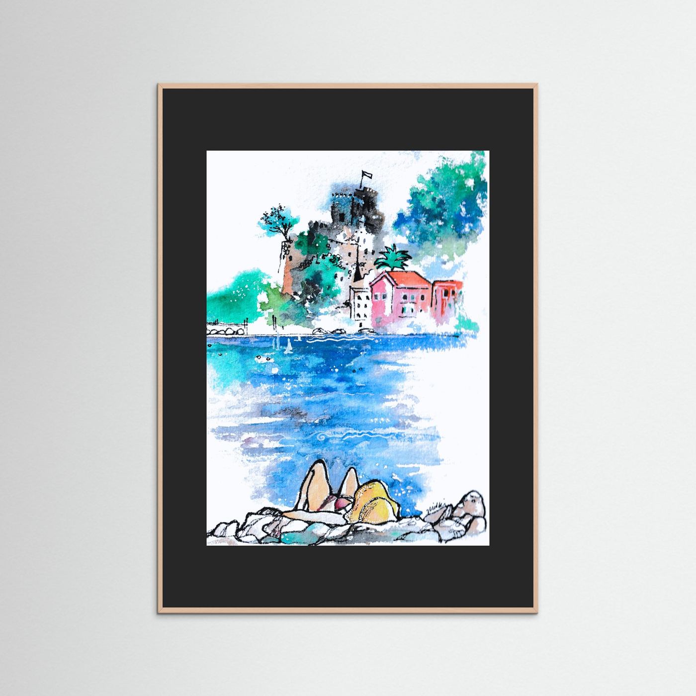 "San Terenzo" Fine Art Paper Print
