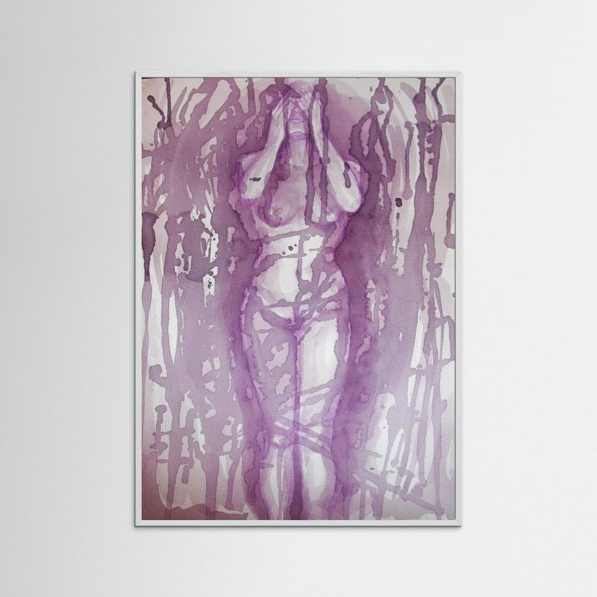 Wine Painting Fine Art Print: "Self Discovery"