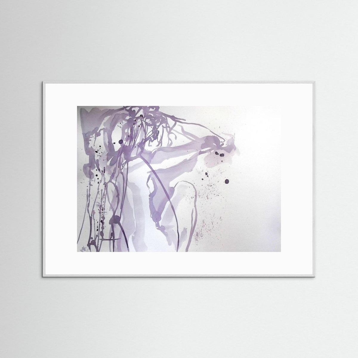 "Ponder"- A Wine Painting Poster Print
