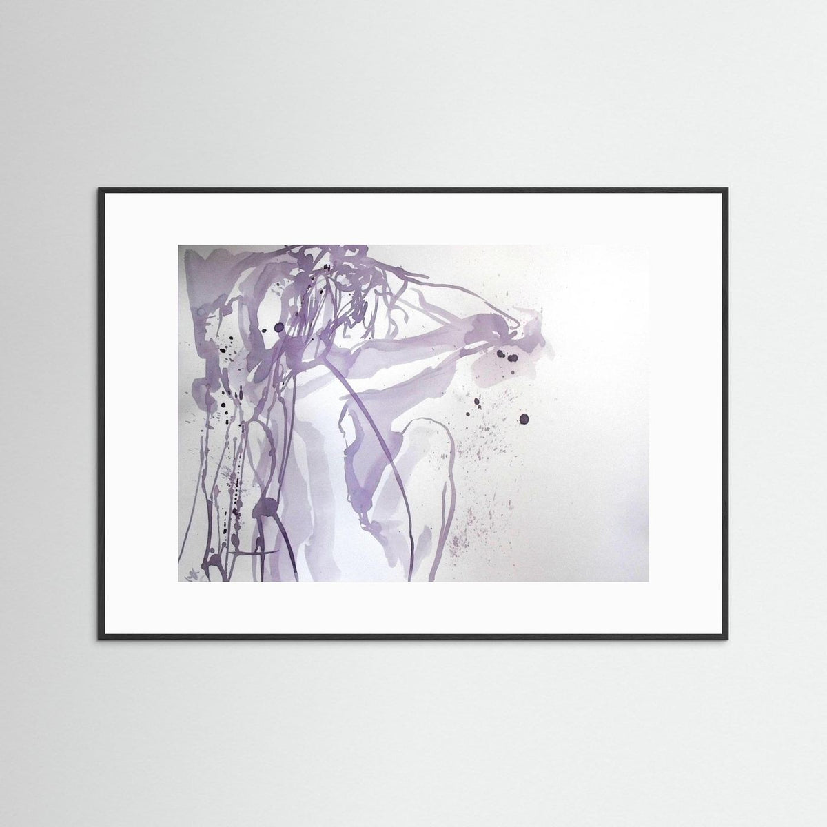"Ponder"- A Wine Painting Poster Print
