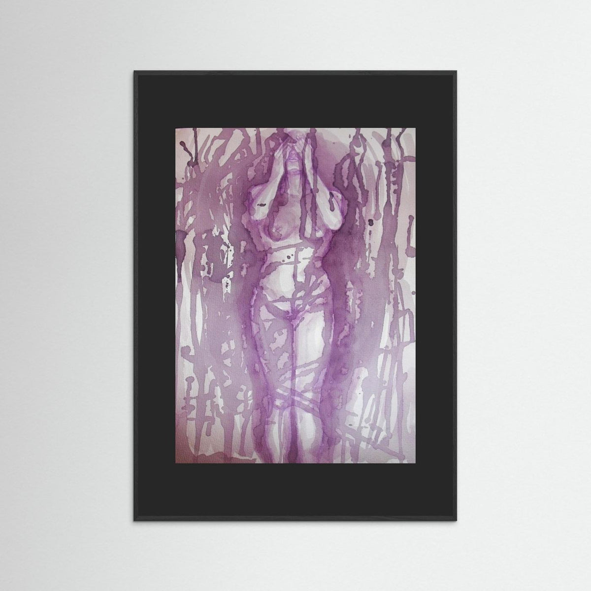 Wine Painting Fine Art Print: "Self Discovery"