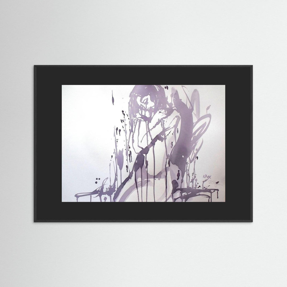 "Embrace" Poster Print from Italian Wine Painting