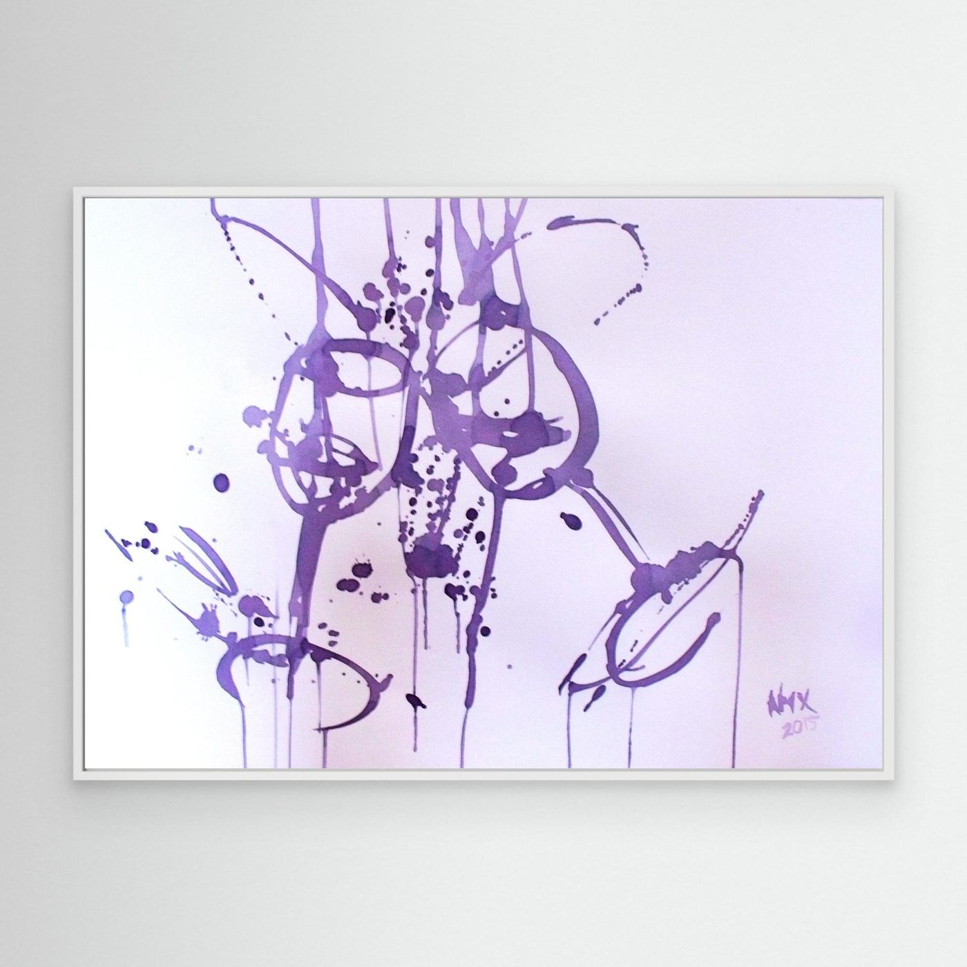 "Celebration" Wine Art Painting Premium Canvas Print