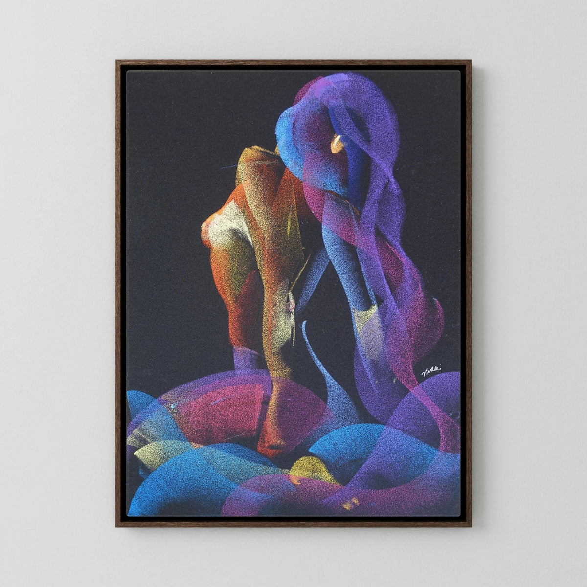 Boundless - Pastels on Velvet Canvas Print