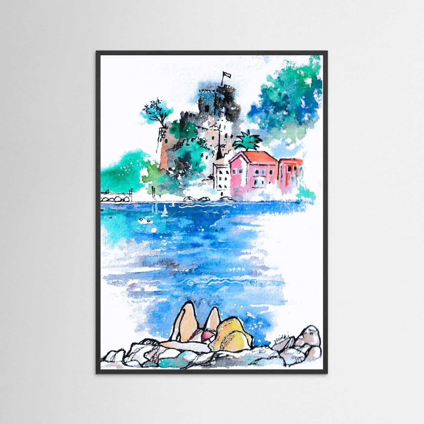 "San Terenzo" Fine Art Paper Print