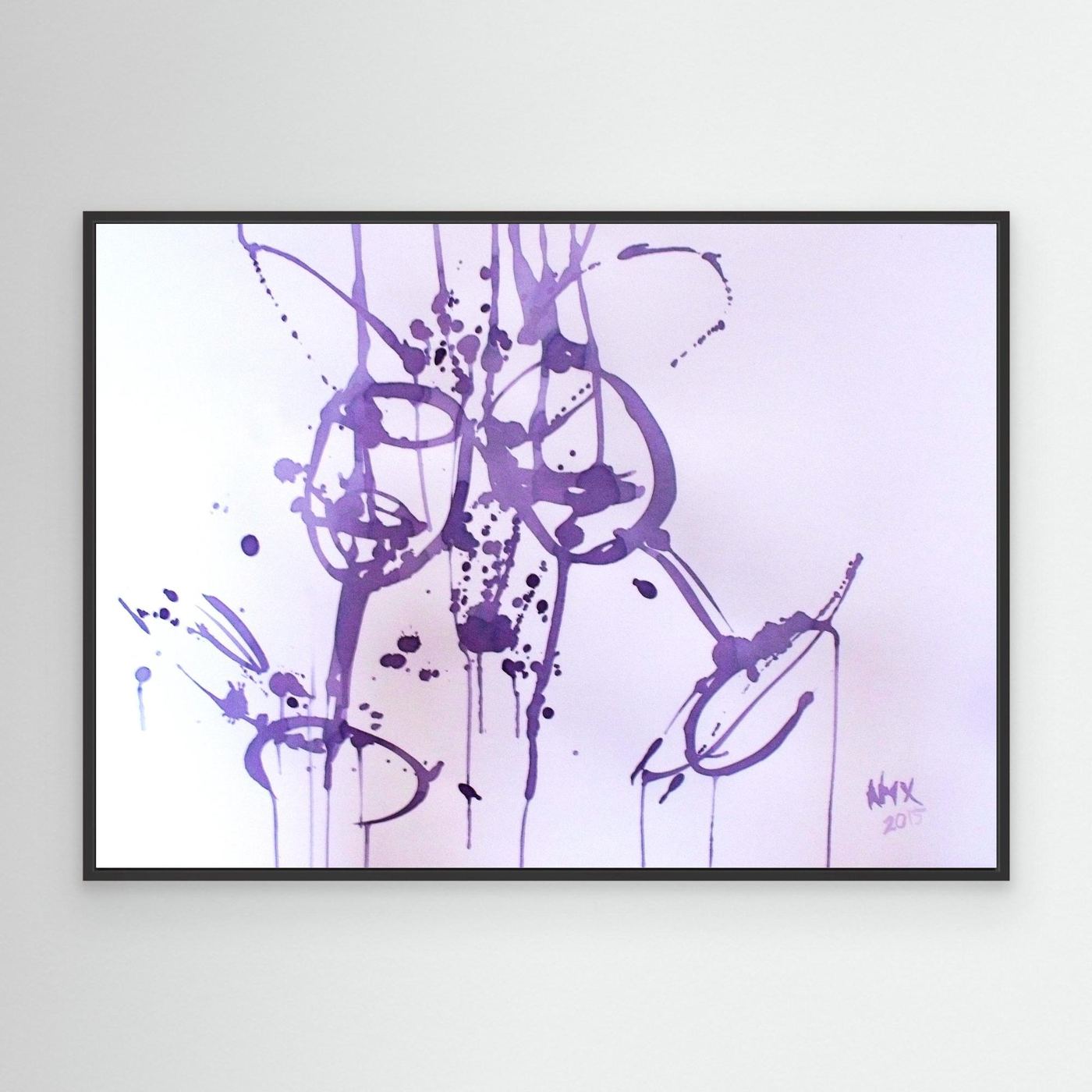 "Celebration" Wine Art Painting Premium Canvas Print