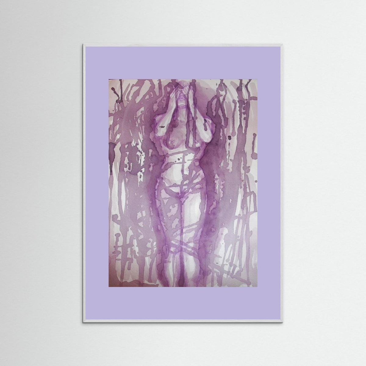 Wine Painting Fine Art Print: "Self Discovery"