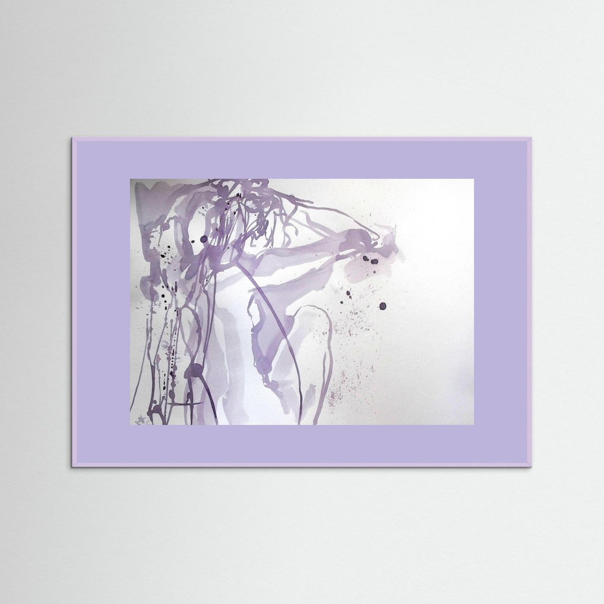 "Ponder"- A Wine Painting Poster Print
