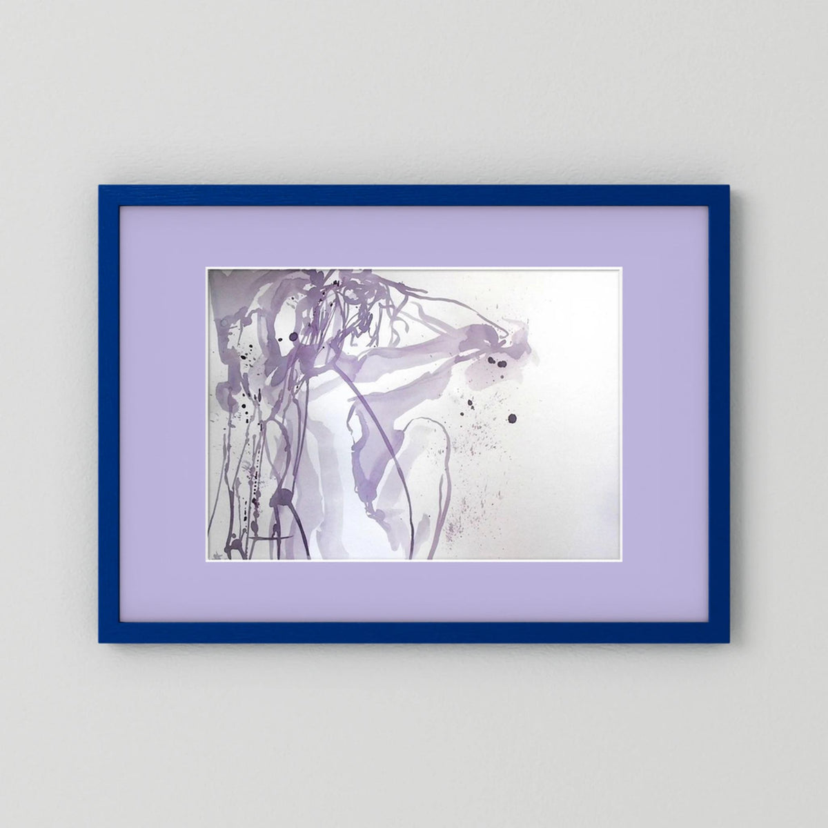 "Ponder"- A Wine Painting Poster Print