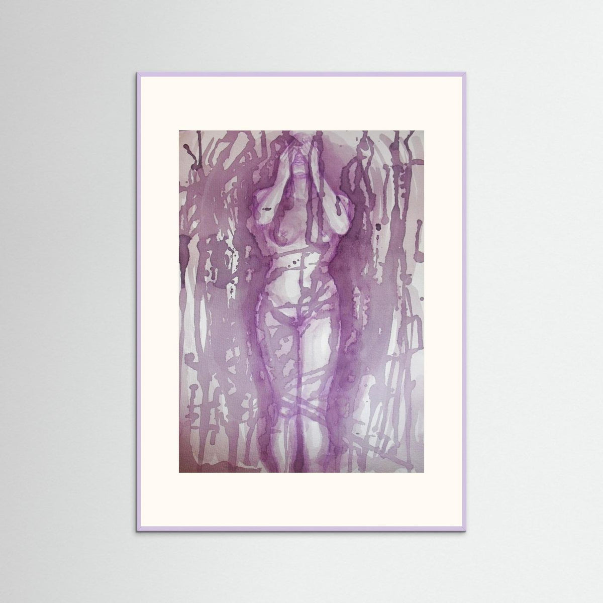 Wine Painting Fine Art Print: "Self Discovery"