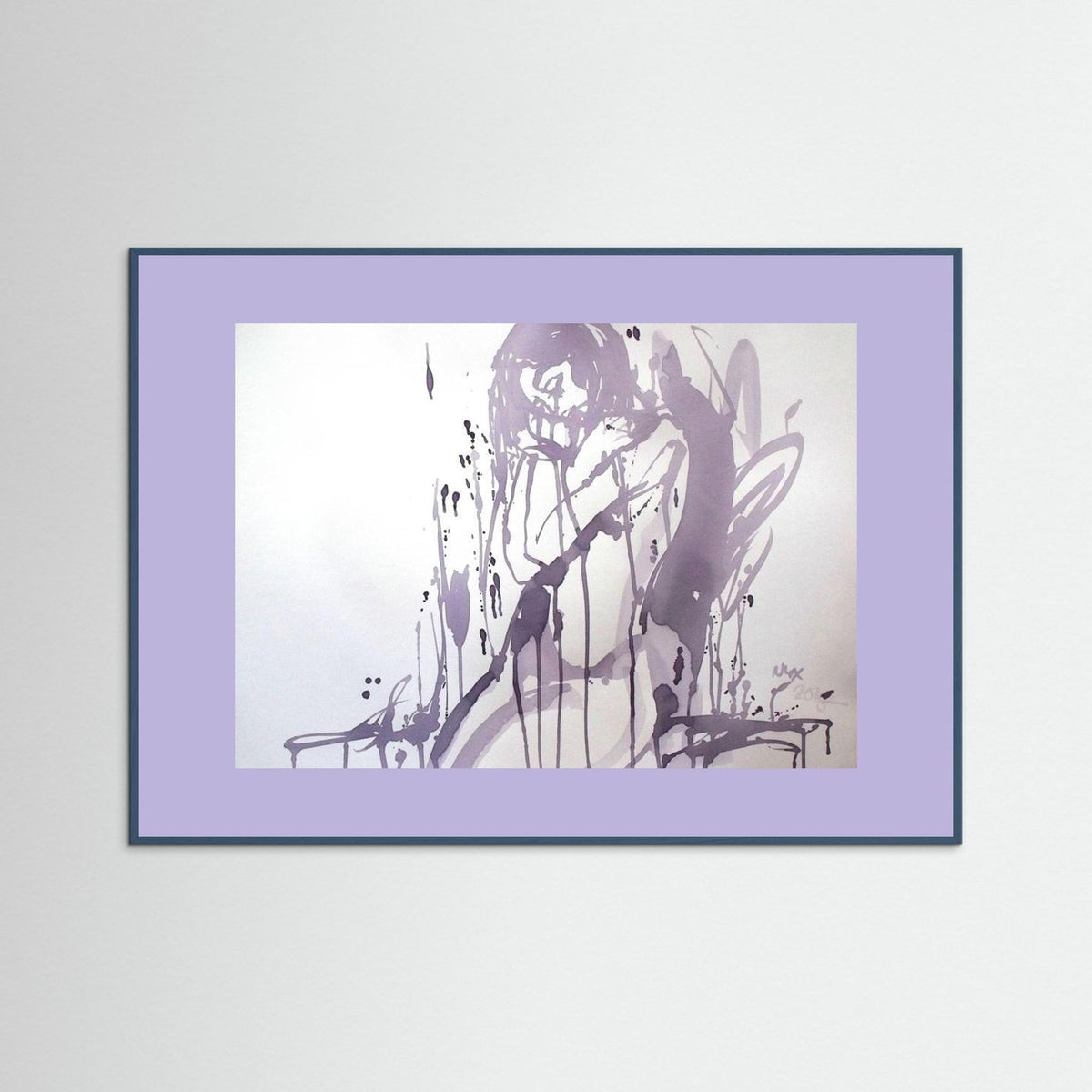 "Embrace" Poster Print from Italian Wine Painting