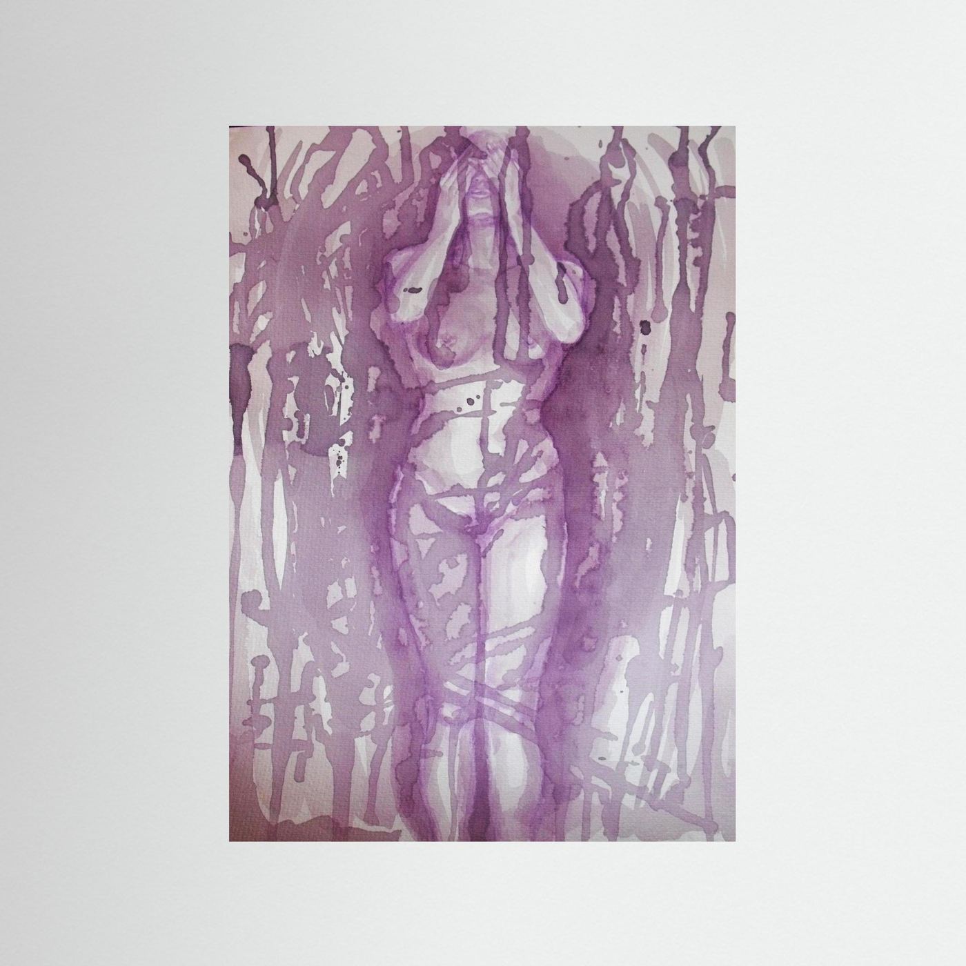 Wine Painting Fine Art Print: "Self Discovery"