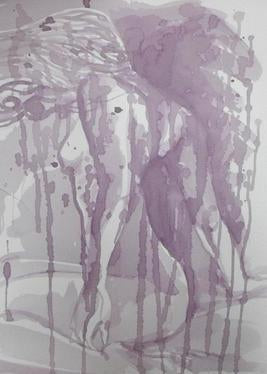 "Stillness" Paper Print from Italian Wine Painting