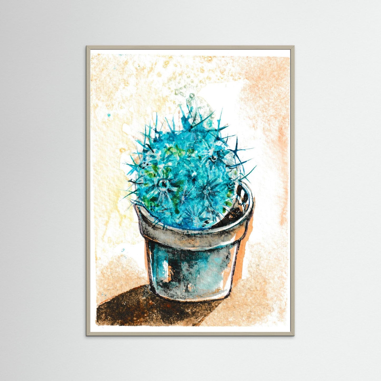 Tiny Cactus in A Pot