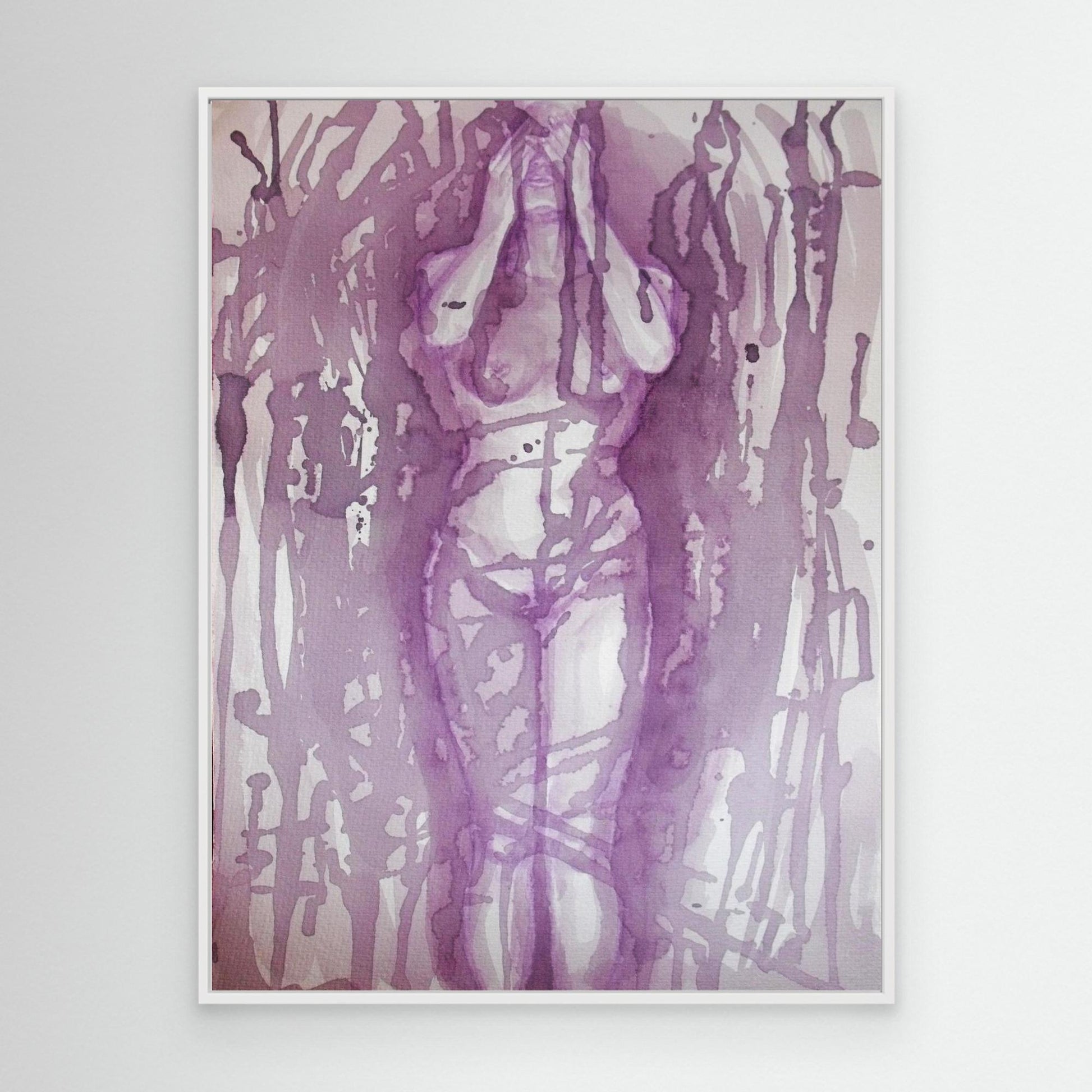 Wine Painting "Self-Discovery" Fine Art Print