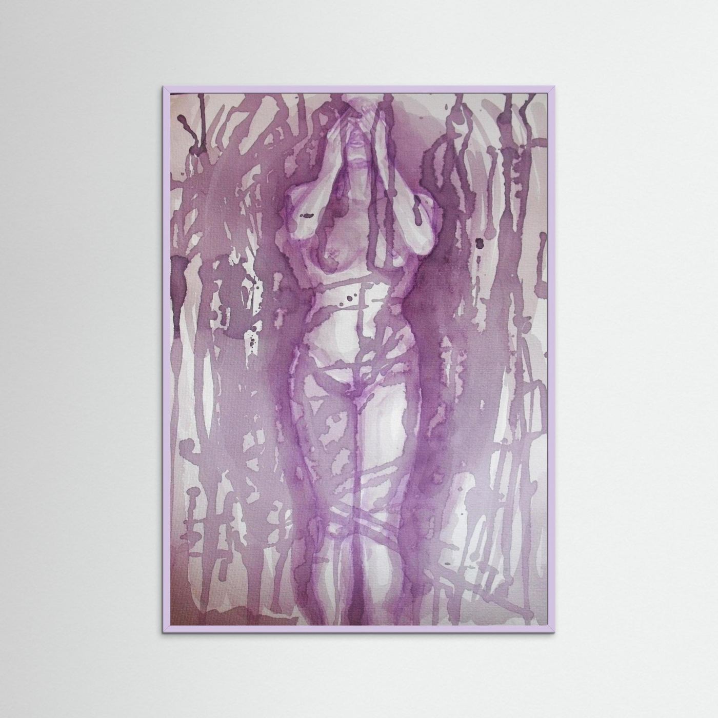 Wine Painting Fine Art Print: "Self Discovery"