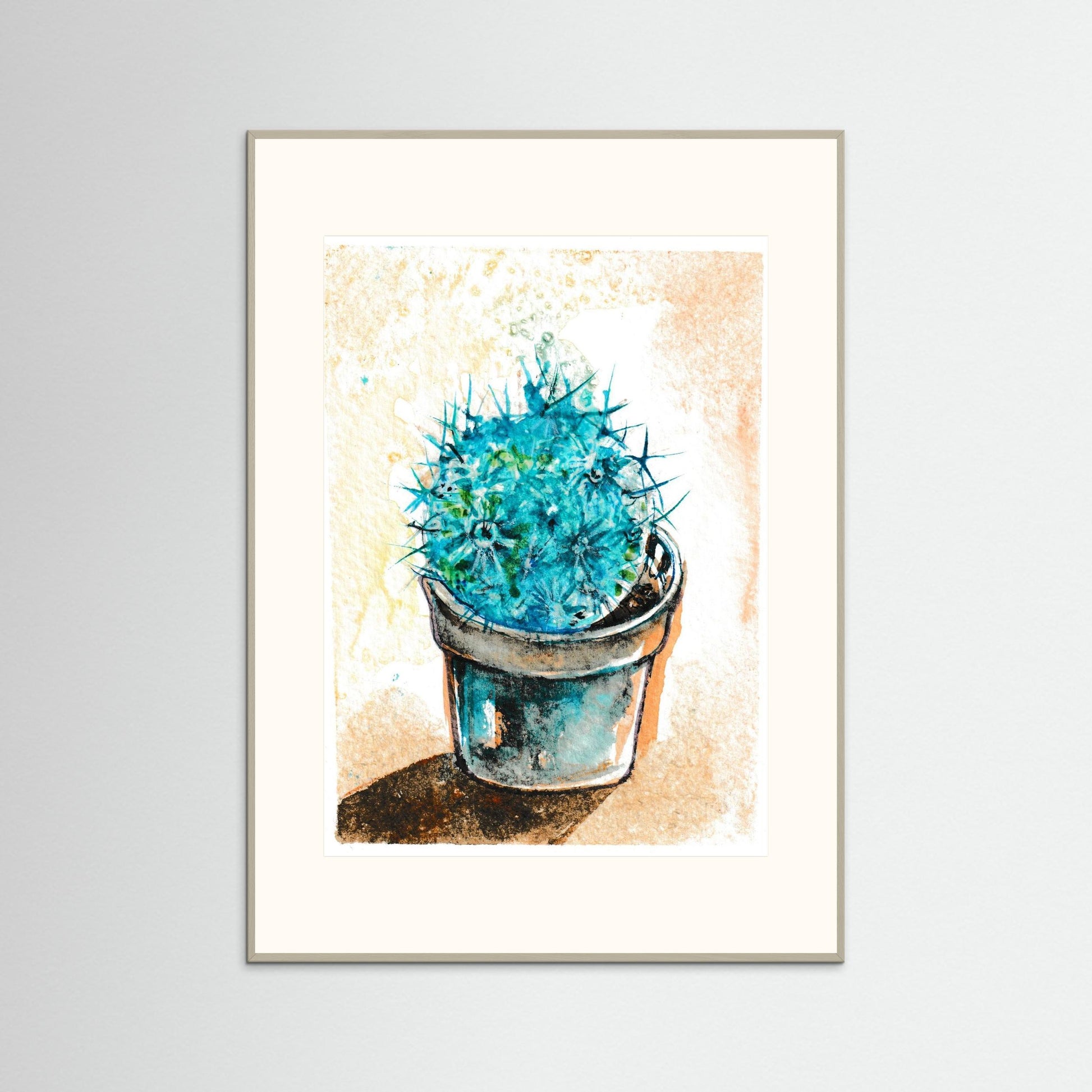 Tiny Cactus in A Pot