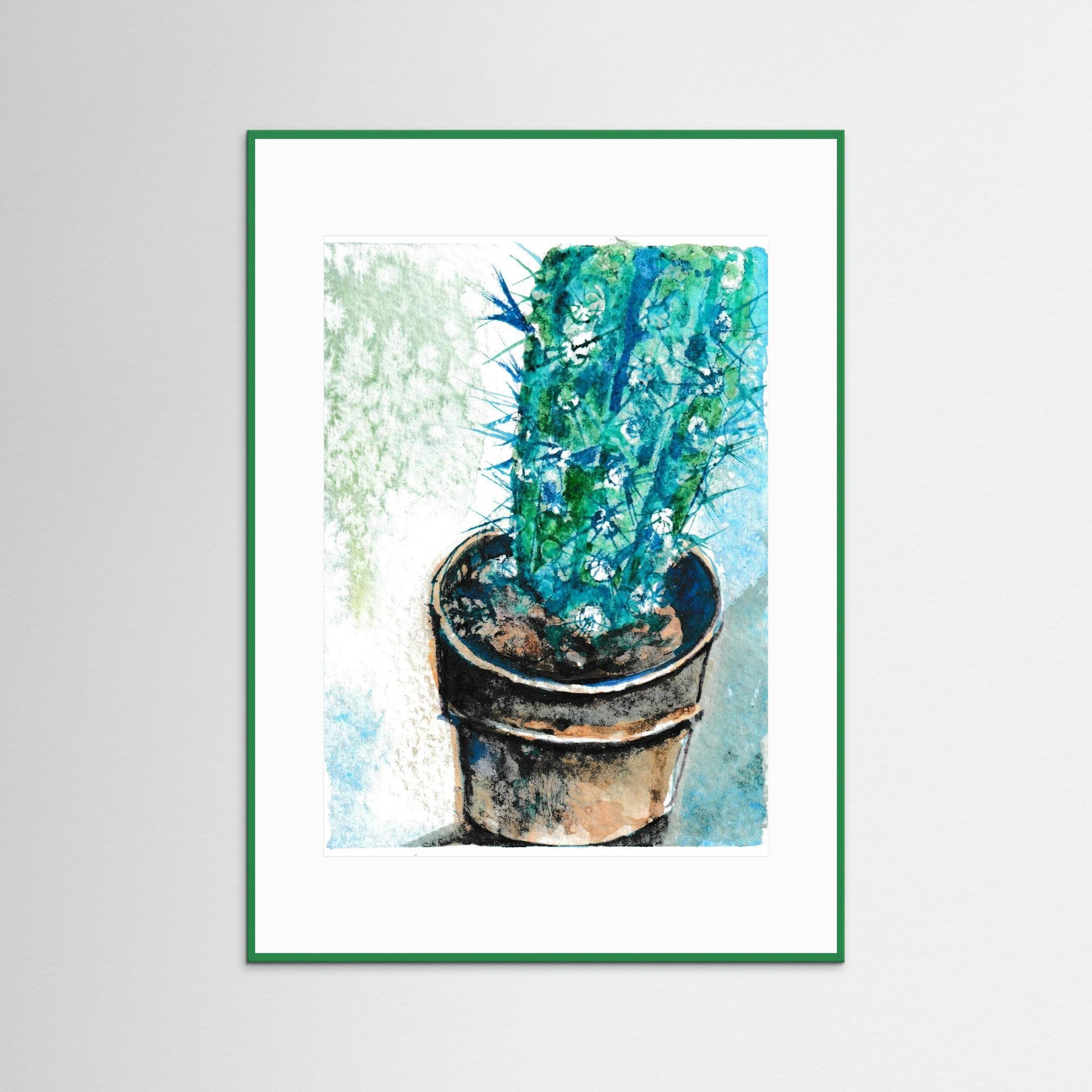 Tiny Cactus Friend in A Pot