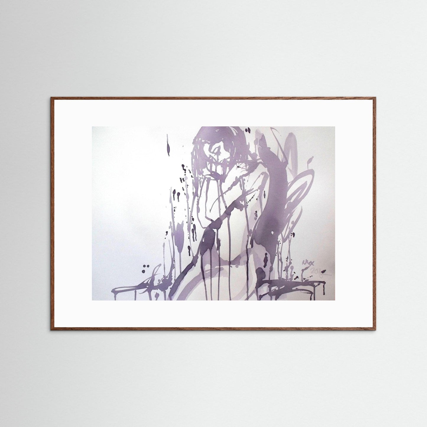 "Embrace" Poster Print from Italian Wine Painting