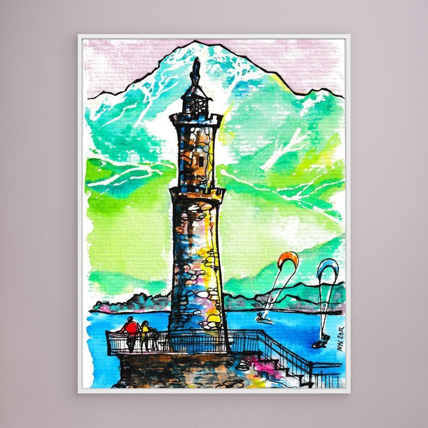 The Lario Lighthouse Canvas